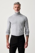 Lindbergh sweter męski z wełną merino szary 30.81068