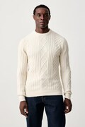 Guess sweter męski z dodatkiem wełny NEMO beżowy M6BR28 Z1549