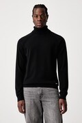 Karl Lagerfeld Jeans golf męski bawełniany czarny B3M18001