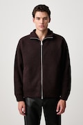 Carhartt WIP Banley Sweater Jacket transitional jacket with wool blend Men's brown I033902