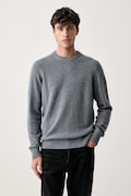 Marc O'Polo sweter męski z wełną beżowy 5000010525