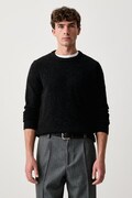 Marc O'Polo sweter męski z wełną czarny 5000010525