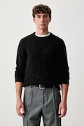 Marc O'Polo sweter męski z wełną czarny 5000010525