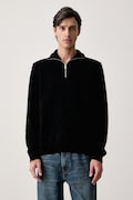 Marc O'Polo sweter męski z dodatkiem wełny czarny 5000010526