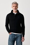Karl Lagerfeld sweter męski wełniany czarny 564399.655005