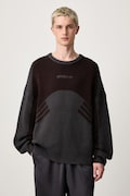 adidas Originals Cutline Chunky Knit sweter bawełniany męski brązowy KR9141
