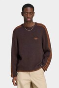 adidas Originals sweter męski Fluffy Knit Crew brązowy KS4107