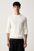 BOSS Orange sweter męski z wełną Avac_C-1 beżowy 50578034
