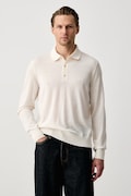 BOSS sweter męski wełniany H-Lancione-L biały 50571927