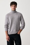 BOSS sveter pánsky vlnený C-Floriano modrý 50570653