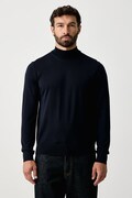 BOSS polorolák pánský vlněný H-Bjarno námořnický modrý 50570642