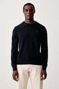 Hackett London sweter męski wełniany granatowy HM7000287