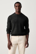 Hackett London sweter męski wełniany szary HM7000287