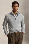 Polo Ralph Lauren sweter męski bawełniany szary 710B26776