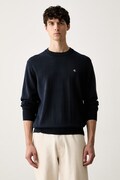 Calvin Klein Jeans sweter męski bawełniany granatowy LV04RH325G