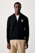 Armani Exchange kardigan męski z dodatkiem wełny granatowy XM002864 AF14007