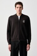 Armani Exchange kardigan męski z dodatkiem wełny czarny XM002864 AF14007