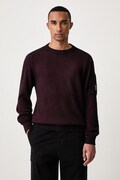 C.P. Company sweter męski z dodatkiem wełny bordowy 21CMKN297A006170A