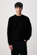 C.P. Company sweter męski z wełną czarny 21CMKN262A110509A