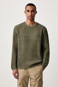 C.P. Company sweter męski bawełniany zielony 21CMKN220A110790S