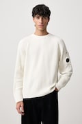 C.P. Company sweter męski bawełniany beżowy 21CMKN049A005558G