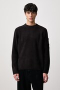 C.P. Company sweter męski bawełniany czarny 21CMKN049A005558G