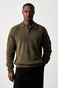 C.P. Company sweter bawełniany męski zielony 21CMKN198A005558G