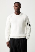 C.P. Company sweter bawełniany męski beżowy 21CMKN196A005558G