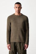 C.P. Company sweter męski zielony 21CMKN101A006608A