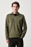 Calvin Klein sweter męski z wiskozą zielony LV04LH329G