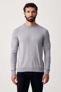 Trussardi sweter męski wełniany niebieski M1508000210N