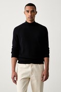 Trussardi półgolf męski wełniany granatowy M0158000113N