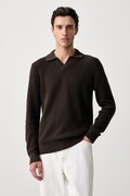 Joop! sweter męski bawełniany brązowy 30104708