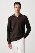 Joop! sweter męski bawełniany brązowy 30104708