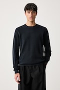 Fred Perry sweter męski bawełniany granatowy K1309