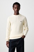 Fred Perry sweter męski bawełniany beżowy K6507