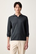 Marc O'Polo sweter męski z bawełną granatowy 5000014571