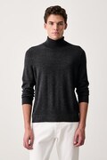 Marc O'Polo sweter męski wełniany szary 5000009036
