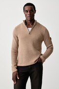 Joop! sweter męski bawełniany beżowy 30104689