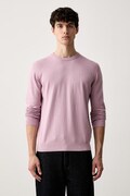 Karl Lagerfeld пуловер мъжки с памук розов 563300.655000