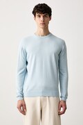 Karl Lagerfeld sweter męski z bawełną niebieski 563300.655000