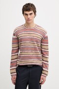 A.P.C. sweter z wełną Pull Hector pomarańczowy WPABG.H23504