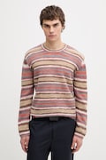 A.P.C. sweter z wełną Pull Hector pomarańczowy WPABG.H23504
