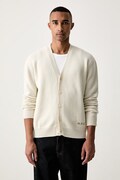 A.P.C. kardigan męski wełniany kevin beżowy WOASW.H22020