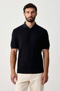 BOSS polo majica za muškarce s lyocellom H-Lurazio mornarsko plava 50565506