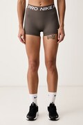 Nike szorty treningowe damskie Nike Pro brązowe regular waist IQ1037.256