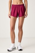 Under Armour szorty sportowe damskie Tech Play bordowe regular waist 1389882.622