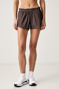 Under Armour szorty sportowe damskie Tech Play brązowe high waist 1389882.200