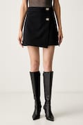 Morgan szorty damskie czarne high waist SHERLOK