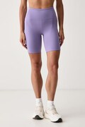 Skechers szorty sportowe damskie GOFLEX fioletowe high waist W2SH40